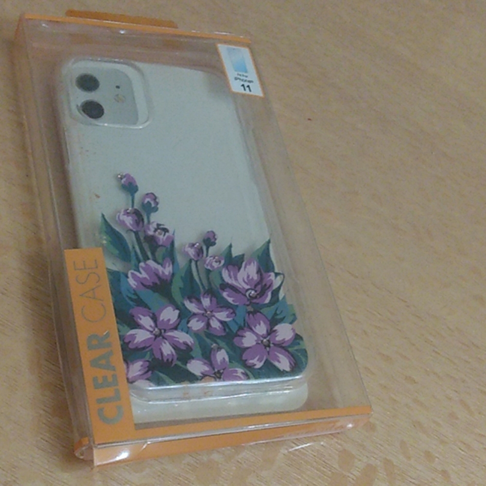 Clear iPhone case